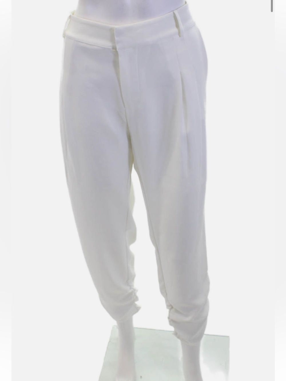 Parker White Tapered Summer Pants